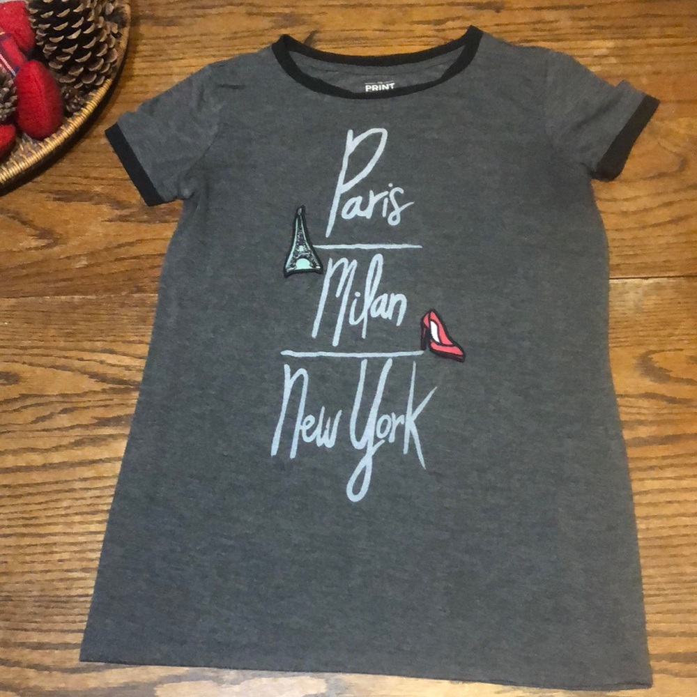 The Print Shop Paris/Milan/New York t-shirt